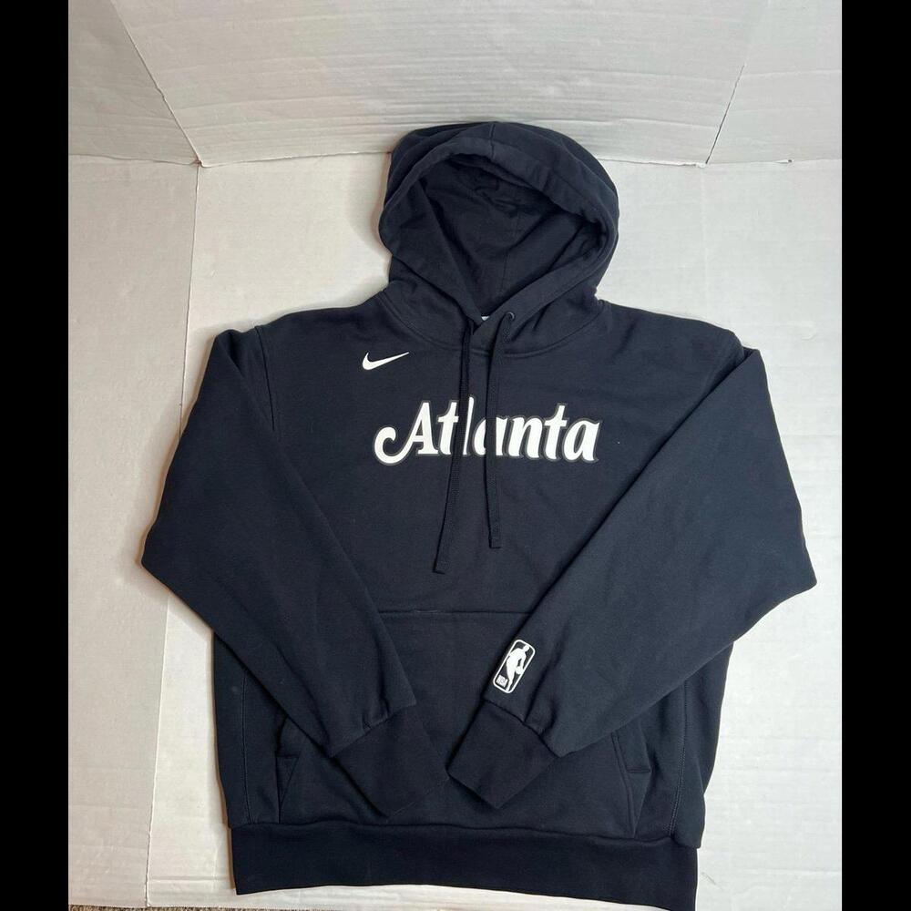 Nike NBA Atlanta Black Hoodie Sz Small